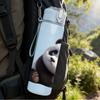 1PC Cute Black White Panda Bear Print 750ml Color Plastic Sports Water Bottle Leakproof Flip Straw Lid Suitable for Sports Office Home Use