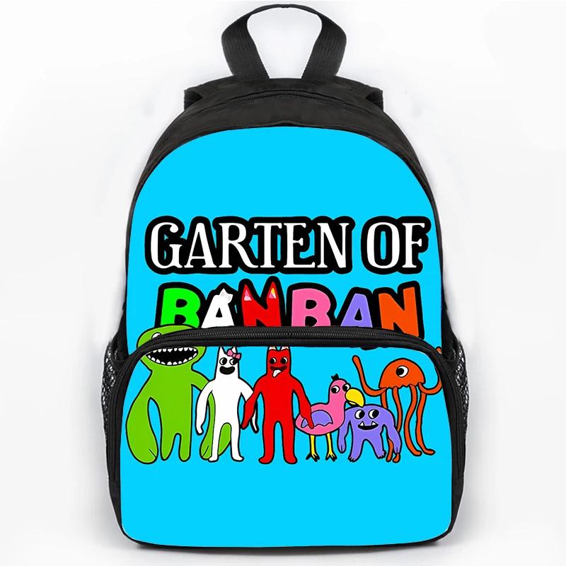 Zaino Scolastico Stampato Garten of BanBan da 16 Pollici per Ragazzi, Borsa di Grande Capacità per Viaggio, Sport, Portatile, Zaini Scolastici per Studenti, Zaino per Libri per Bambini