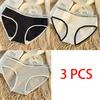 Mid-waist Seamless Panties for Women Comfortable Briefs Female Antibacterial Breathable Underwear for Women