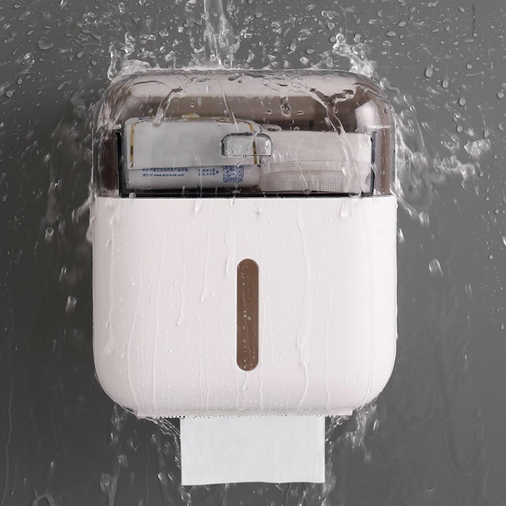 Waterproof Toilet Paper Holder Creative Roll Towels Box Shelf Kitchen Bathroom