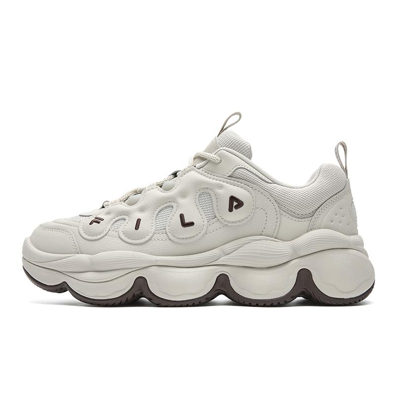 FILA PEASE Wear resistant And Lightweight Low top Casual Shoes Men s White Gray F12M541114FWF 41
