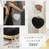 ALVEIN Party Bag, Heart-Shaped Clutch Bag with Clasp Closure, 3-Way Mini Bag for Women, Formal Handbag, Shoulder Bag, Chain Bag, WeddingReception Bag