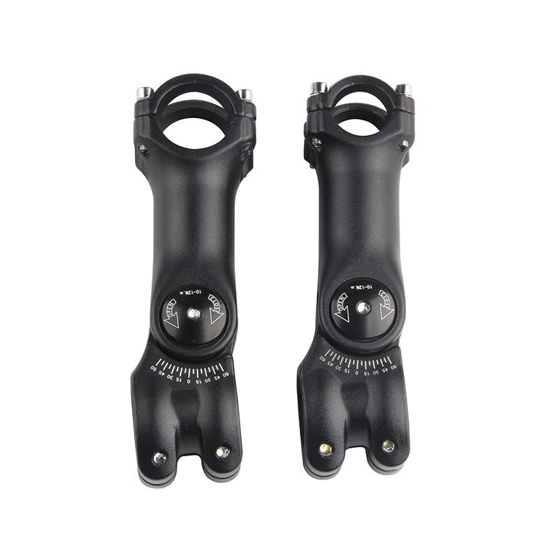 Mtb Road Bike Adjustable Stem Bicycle Handlebar Stem 31.8Mm /25.4Mm Ultralight Aluminum Alloy Bike Stem Riser Parts