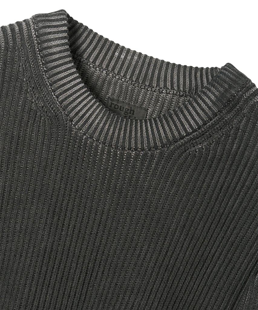 Leopeusaideu Dyed Sweater Dusty Gray