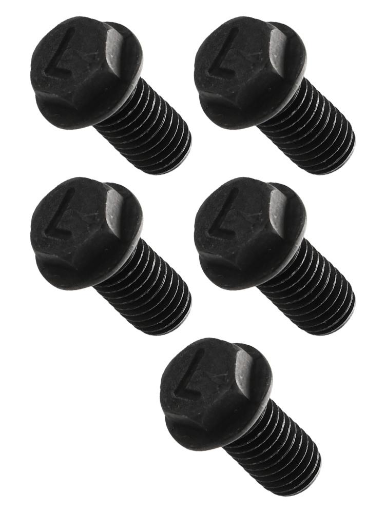 Versatile M8 X 18mm Left Hand Thread Hex Flange Screw Assortment (5pcs)