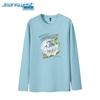 Jeanswest Men's Heavy Cotton Long Sleeve Graphic T-Shirt
