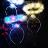 Girls Angel Wing Halos LED Hairband for Woman Halloween Concerts Party Headband