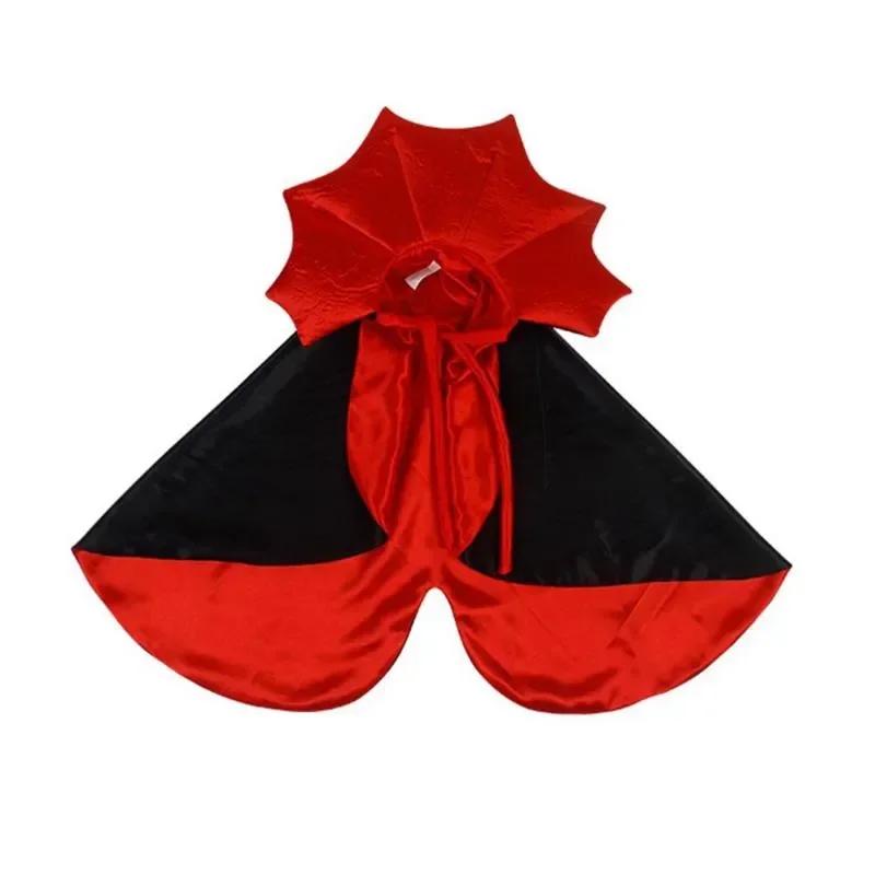 New 1Pcs Halloween New Pet Costume Cosplay Clown Cute Little Dog Kitten Clothes Pet Costume Cat Accessories Black And Red Hat