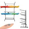 4-Tier Freestanding Kayaks and SUP Rack 100 Capacity Per Tier Heavy Duty Kayaks Stand Canoe Rack for Kayaks Boats