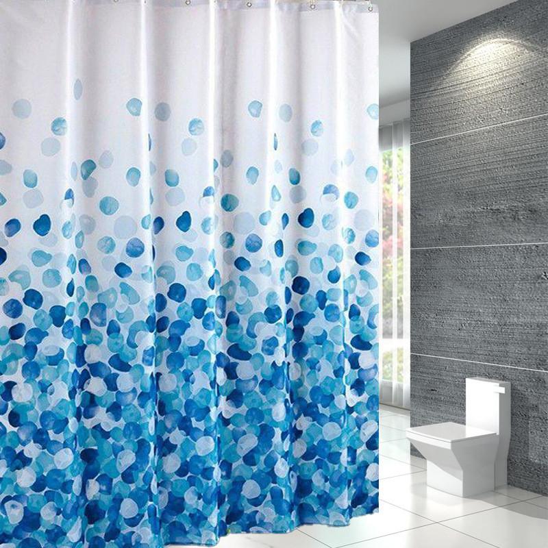 Grade Waterproof Hotel Polyester Shower Curtain Floral Home Bathroom Hospitality