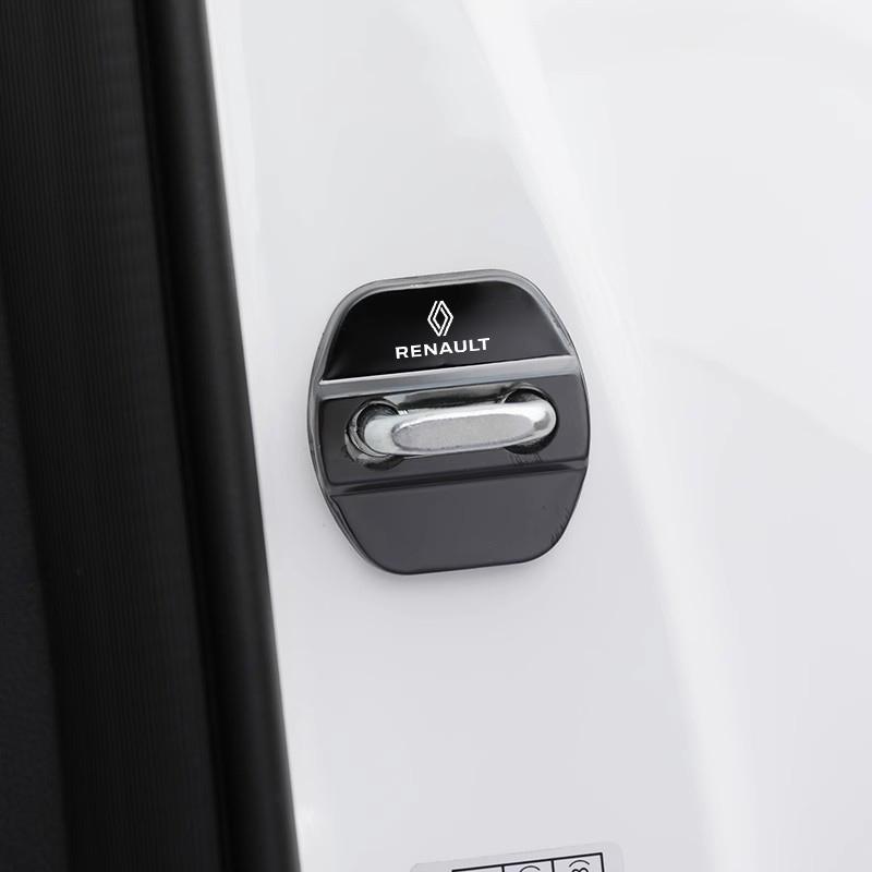 2026 Hett För Renault Navkapslar Bilens Dörrlås Skydd Rostskyddande Fodral Klistermärke För Renault Scenic Clio QM6 Kadjar Koleos Meg