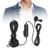 Mini Collar Clip Microphone Karaoke Live Broadcast Mic with Battery for Mobile Phone PC(MicrophoneAdapter for IOS )