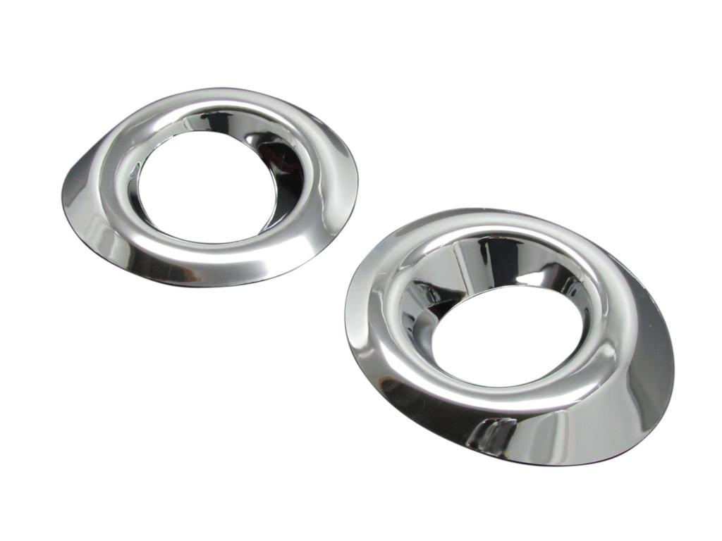 BRIGHTZ Chrome Fog Light Covers for Wagon R Stingray MH34S MH MH34 34 Stingray 15539 (F-Type) (Late Model) [FOG-COV-203]