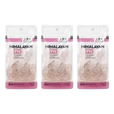 The Spice Lab Himalayan Pink Salt Fine Grain, 453g (1lb) - 3 Count