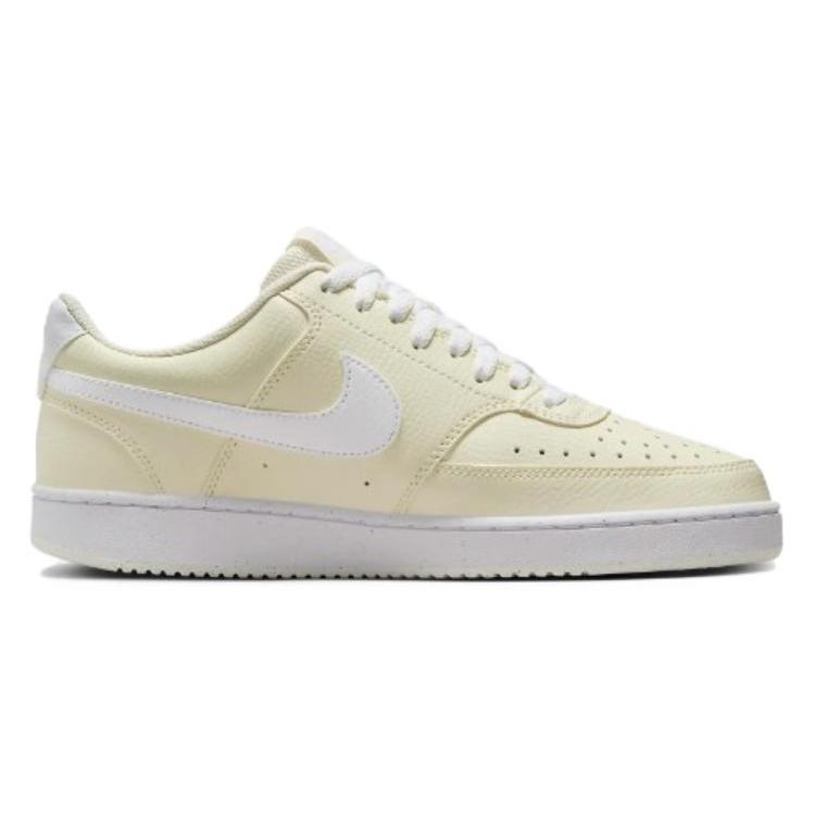 New Nike Court Vision Low Next Nature White Black Pale Ivory Women's FV9952-100