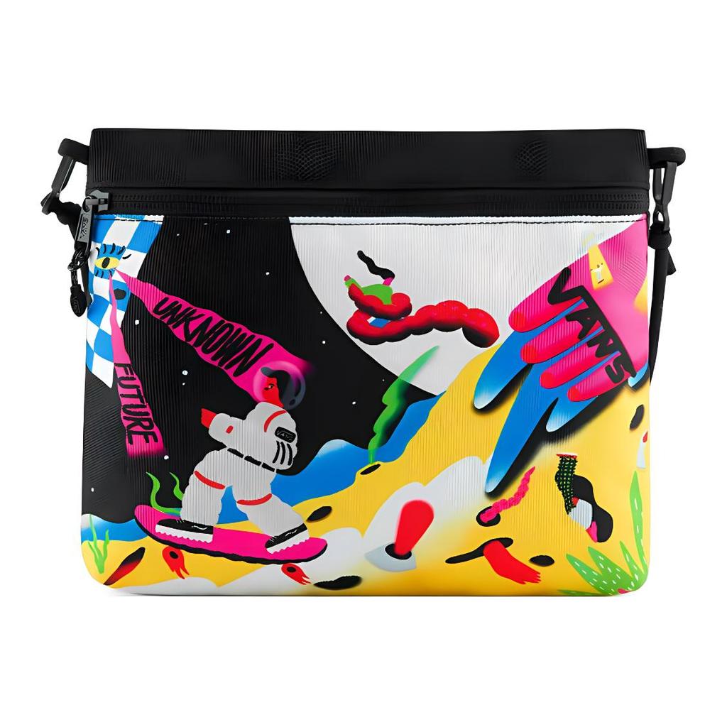 Vans Polyester Crossbody Bag, Canvas Bag, Shoulder Bag Regular Unisex Multicolor VN0A5H4QBLK