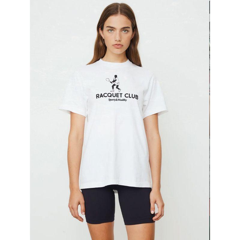 American Retro Sports Style Short Sleeve T-shirt Female Loose Cotton Crew Neck Casual Easiest for Match Vintage Shoulder Half Sleeve