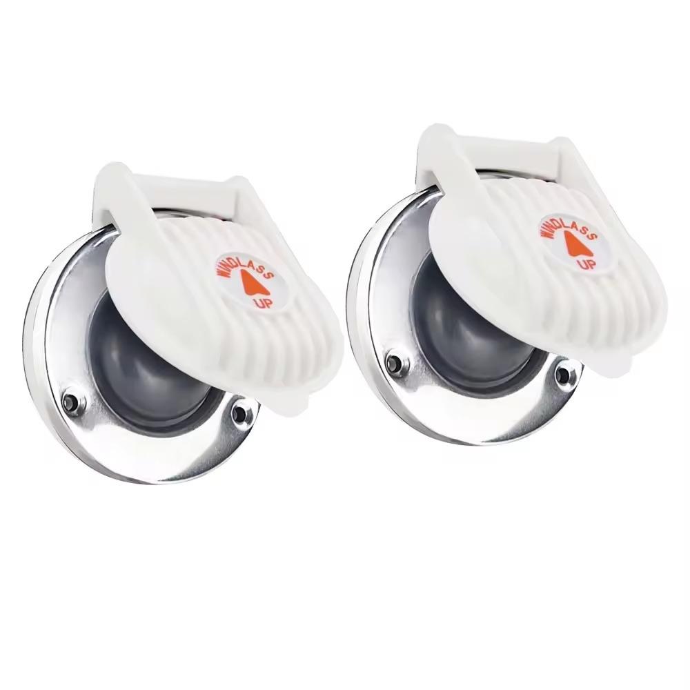

Marine Grade Marine Windlass Foot Switch Windlass Up and Down Switch Boat Marine Accessories белый