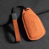Suede Leather Car Key Case for Volkswagen VW Magotan Passat B8 TIGUAN MK2 Golf 8 2020 for Skoda Octavia A8 A7 2021 SEAT Leon MK4
