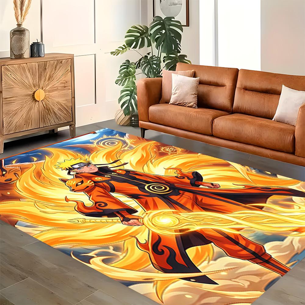 Naruto's Fire Mode for Living Room, Bedroom Rug, Study Room, Hallway Decoration, Perfect for Home Decoration or Holiday Gifts
