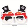 1PC Christmas Gift Adult Children's Toys Santa Claus Snowman Glasses Christmas Decoration Glasses