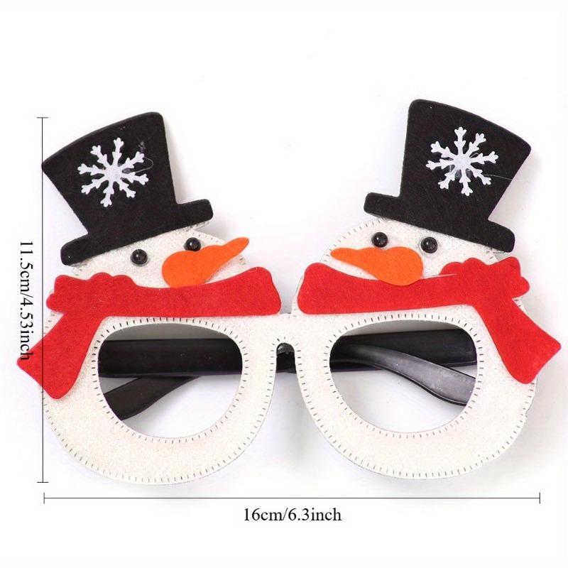 1PC Christmas Gift Adult Children's Toys Santa Claus Snowman Glasses Christmas Decoration Glasses