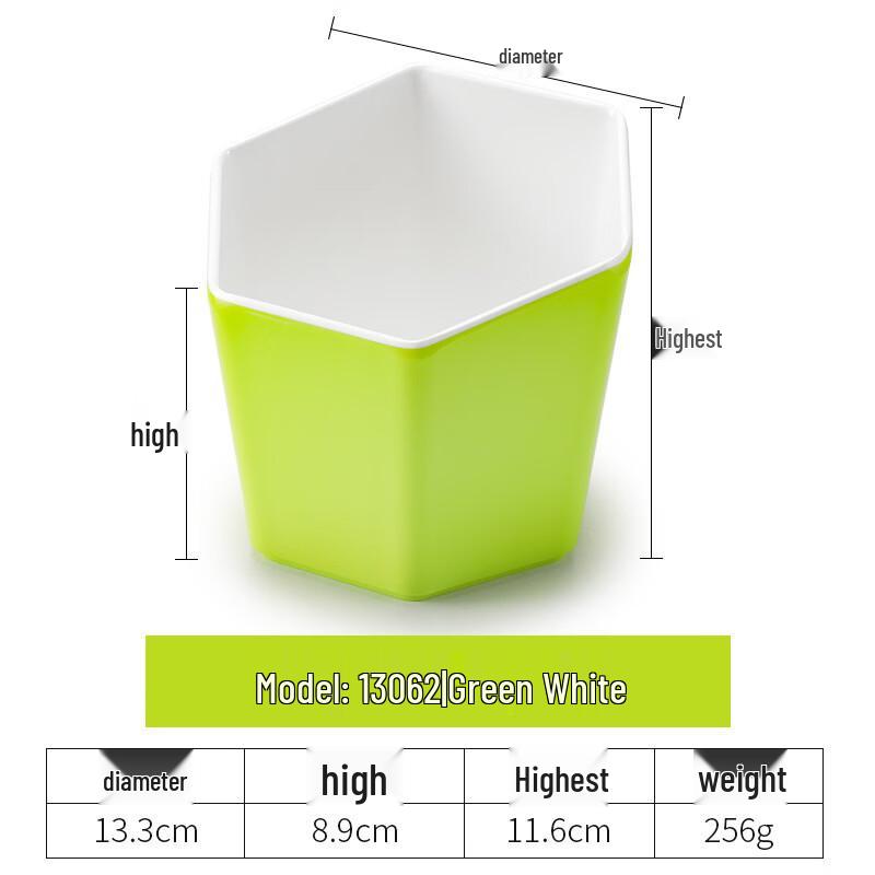 abay Slanted Melamine Serving Bowl