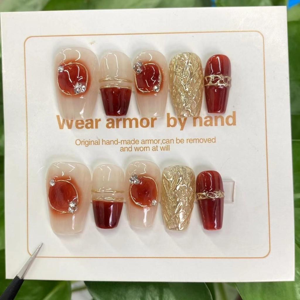 Wear Handmade Nail Fashion Casual Simple Exquisite Classic Nail Style Patch