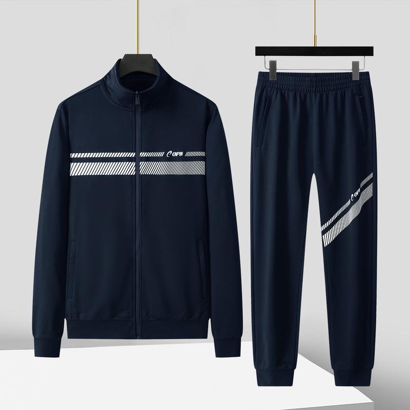 

Весенне-осенний корейский комплект повседневной спортивной одежды для пар и для родителей и детей - Мужской и женский костюм для бега больших размеров, двухпредметный 185 CM