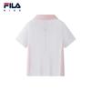 FILA Girls' Knit Short Sleeve Polo Shirt