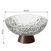 Decorative Fruit Bowl for Kitchen Countertop, with Removable Base, Multifunctional Snack