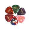 100pcs/lot Guitar Picks 0.71mm Colorful Skidproof Water Droplets Shape Plectrum for Guitar Bass Ukulele