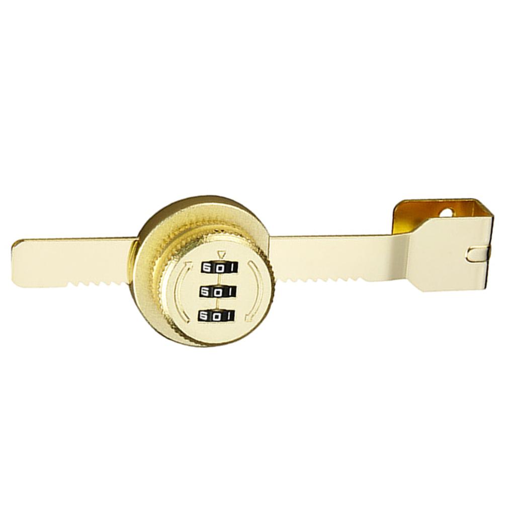 Mechanical Password Lock Heavy Duty Anti-theft Security Door Lock Thicken Keyless Latches for Door Window Cabinet