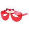 Party Glasses Creative Shape Ultralight Bright Color Smooth Edge Easy-wearing Dress-up Hawaiian Style Party Glasses Funny Sunglasses Party Supplies
