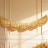 Glittering Tiered Fringe Banners with Scalloped Design for Perfect Party Photo Booth Backdrop Hanging Decorations