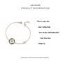 Four-Leaf Clover Enamel Bracelet: Elegant, Fade-Resistant, Versatile, Exquisite Hand Jewelry for Women.