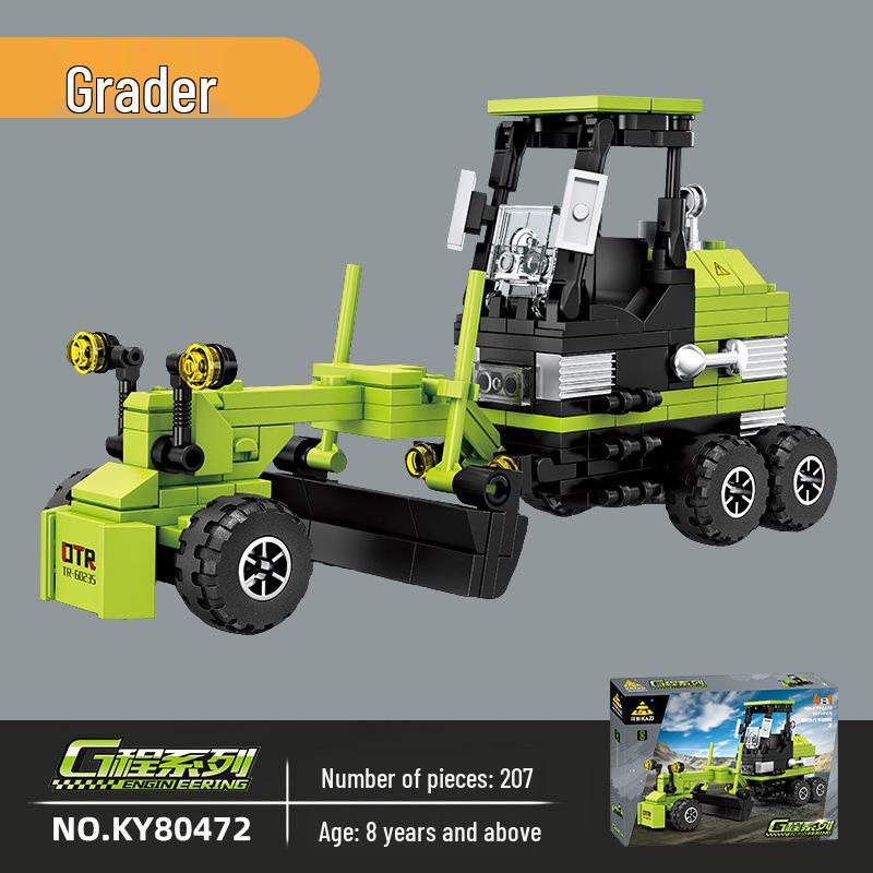 KaiZhi Educational Building Blocks: Tracked Bulldozer Engineering Vehicle Model Toy for Kids