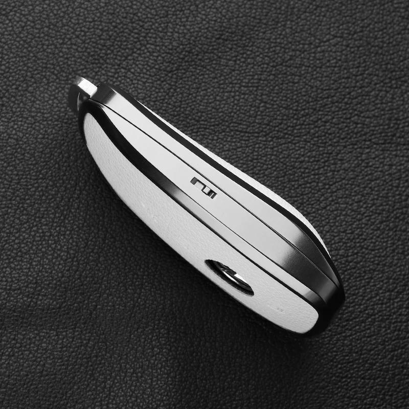 Metal And Leather Car Key Case Cover For Mercedes Benz W176 W177 W205 W206 W212 W213 W222 W223 W167 463 X166 A C E S G Cls Class