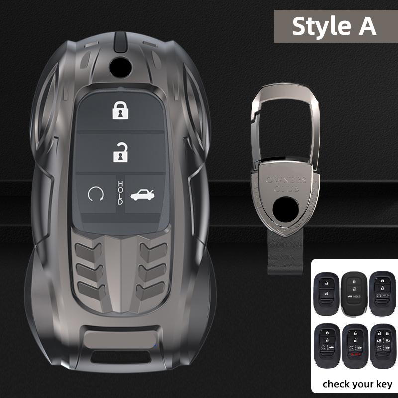 Metal Car Remote Key Cover Case Holder shell Keychain Fob For Honda New Accord 11th Gen Civic Odyssey CRV ZRV XRV HRV e:NS1 2025