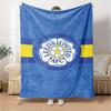 Leeds United Print Flannel Blanket High Quality Warm Comfortable Cover for All Seasons Perfect for Gifts Home Decor
