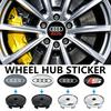 4Pcs 56mm 60mm Car Wheel Center Hub Cap Covers Sticker For AUDI A3 A4 A5 A6 C5 B5 B6 B7 A7 A8 Q7 Q5 Q3 RS TT Sline Quattro Badge