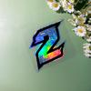 1PC Holographic Carbon Arabic Numerals Motorcycle Sticker Waterproof for Motorbike Fuel Tank Windshield Scooter Bike Vinyl Decal