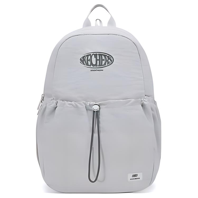 Skechers Water-Resistant Fashionable Versatile Fabric Backpack Unisex backpack Glacier-Gray L125U078-012P Glacier Gray