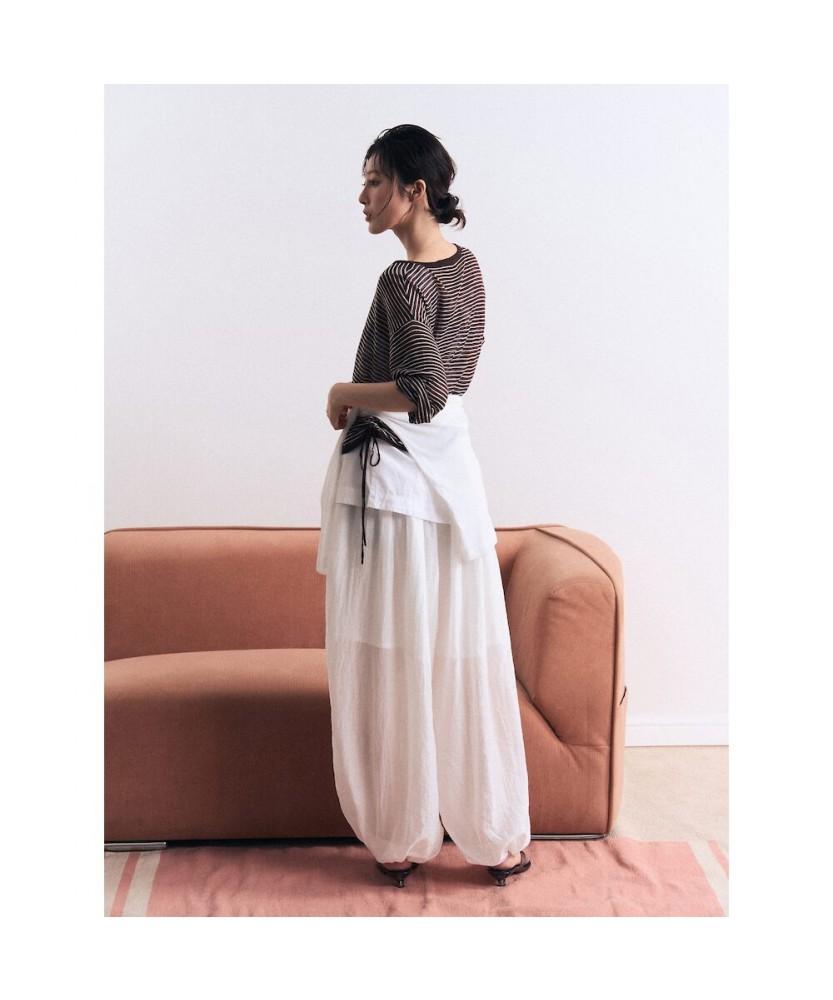 8SECONDS Rayon Harem Pants White
