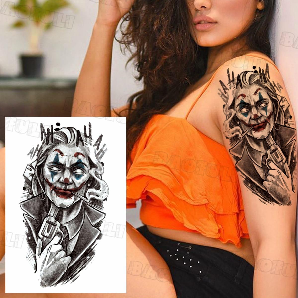 

DIY Компас Корабель Якір Тимчасові Татуювання Для Дорослих Підроблений Лев Тигр Дракон Астронавт Тату Наклейка Унікальні Водостійкі Татуювання