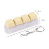 Keyboard Key Toy Button Keycap Fidget Keychain Decompression Toys(Yellow)