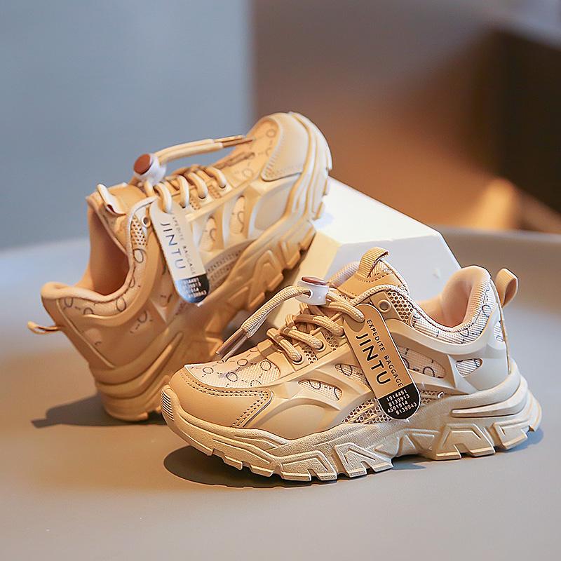 

Дитяча мода Four Seasons Дихаюче повсякденне взуття Діти Біг Спорт Студенти Дівчата Трендові Зручні кросівки 37 хакі