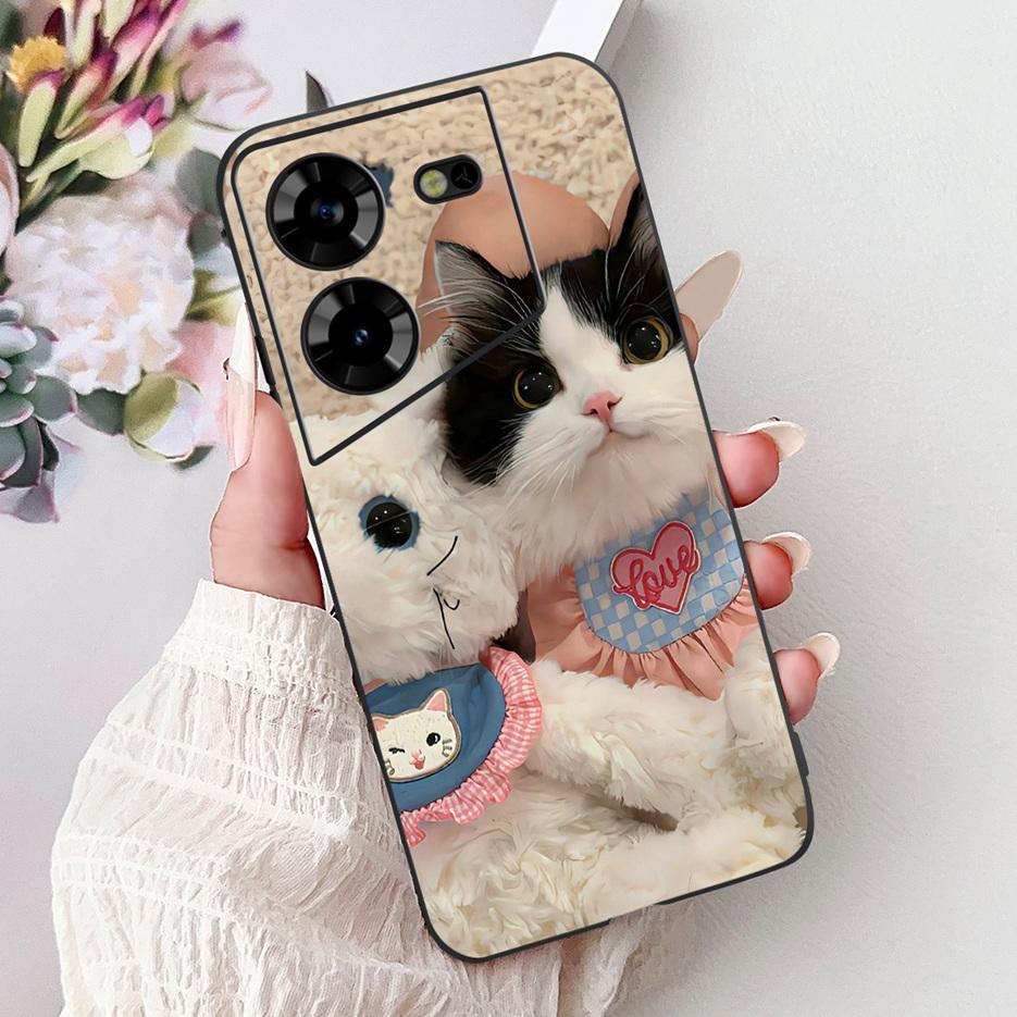 For Tecno Pova 5 Case LH7n Cute Fashion Pattern Cover Soft TPU Phone Cases For Tecno Pova 5 Pro LH8n Pova5 Pro Back Cover Bumper