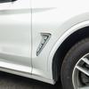 2PCS Carbon Fibre Fender Side Air Vent Trim Sticker for BMW X3 G01 2017 2018 New Style Chrome Silver ABS Car Styling Accessories