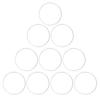 10Pcs Dream Catcher Hoops Metal Rings Macrame Wreath DIY Supplies for Wall Hanging Floral Crafts Metal Hoops Macrame Rings